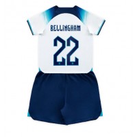 Billiga England Jude Bellingham #22 Barnkläder Hemma fotbollskläder till baby VM 2022 Kortärmad (+ Korta byxor)